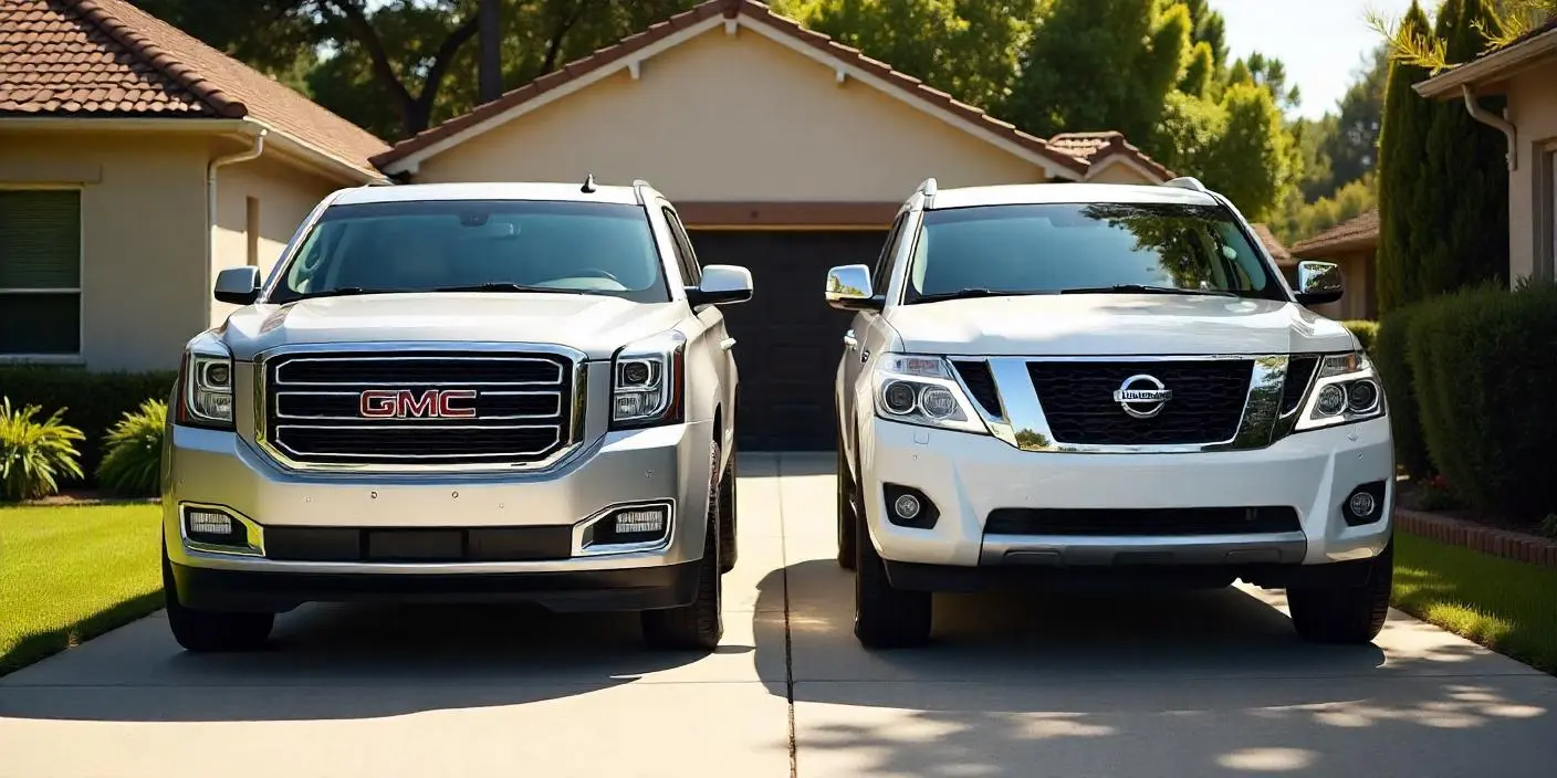 Luxury SUV Rental Dubai GMC Yukon vs Nissan Patrol Compared
